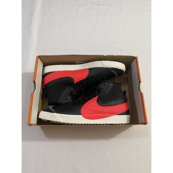New Mens Size 13 Black Nike Blazer Mid ‘77 Jumbo Basketball Shoes DD3111 001 main image 8